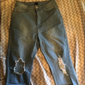 Fashion nova Highwaisted Jeans sz 11